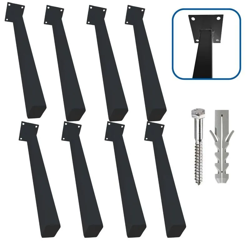 Suporte Para Pia De Parafusar 60cm 8un Grapa Granito Bancada