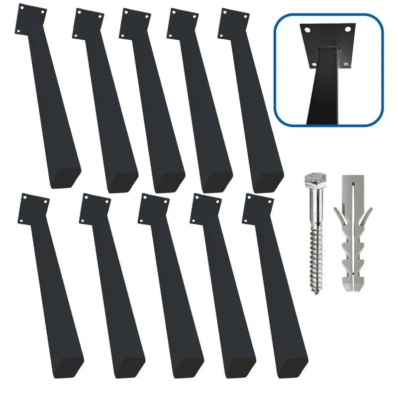 Suporte Pia De Parafusar 60cm 10pçs Grapa Granito Bancada