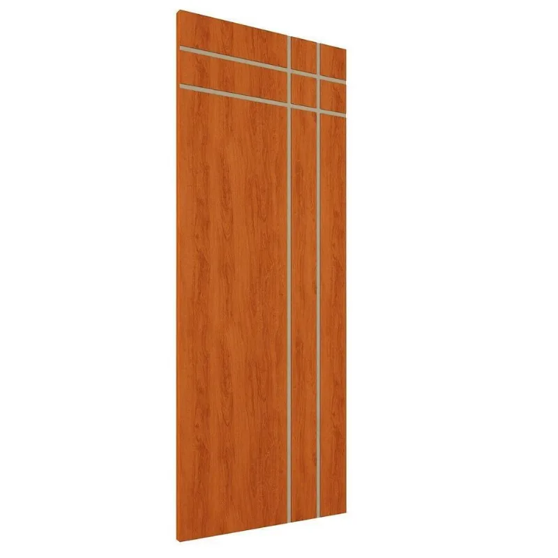 Porta De Madeira Frisada U.v 210cm X 90cm - R40t Mogno