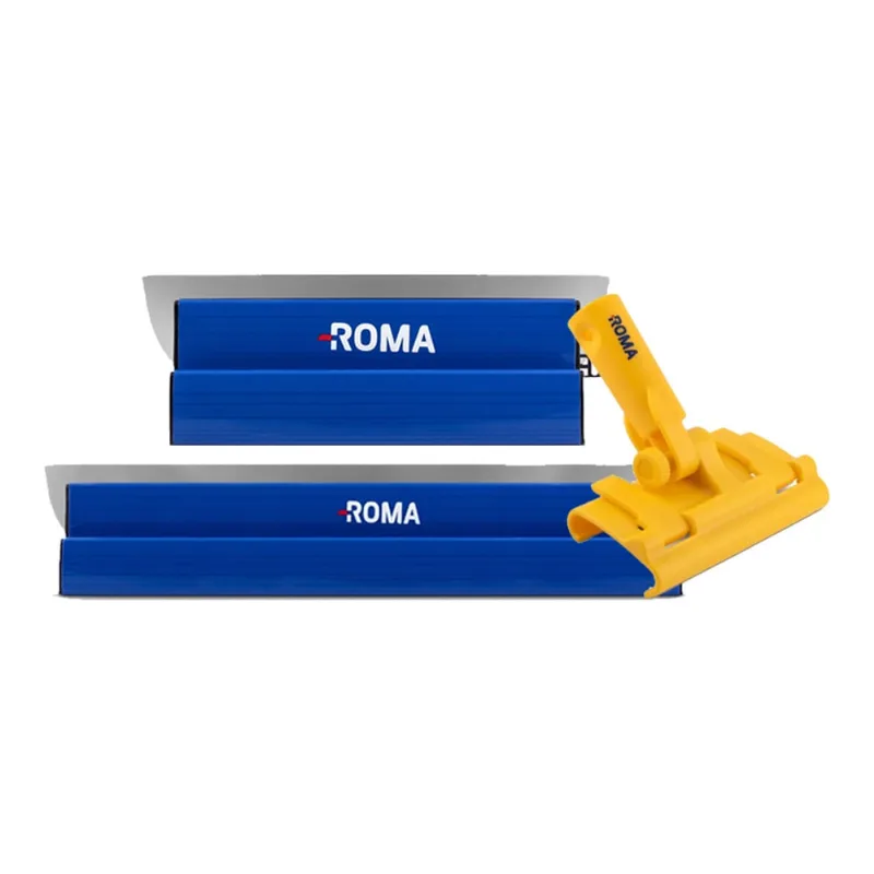 Desempenadeira Berox Aço Inox 40cm 60cm + Suporte Roma