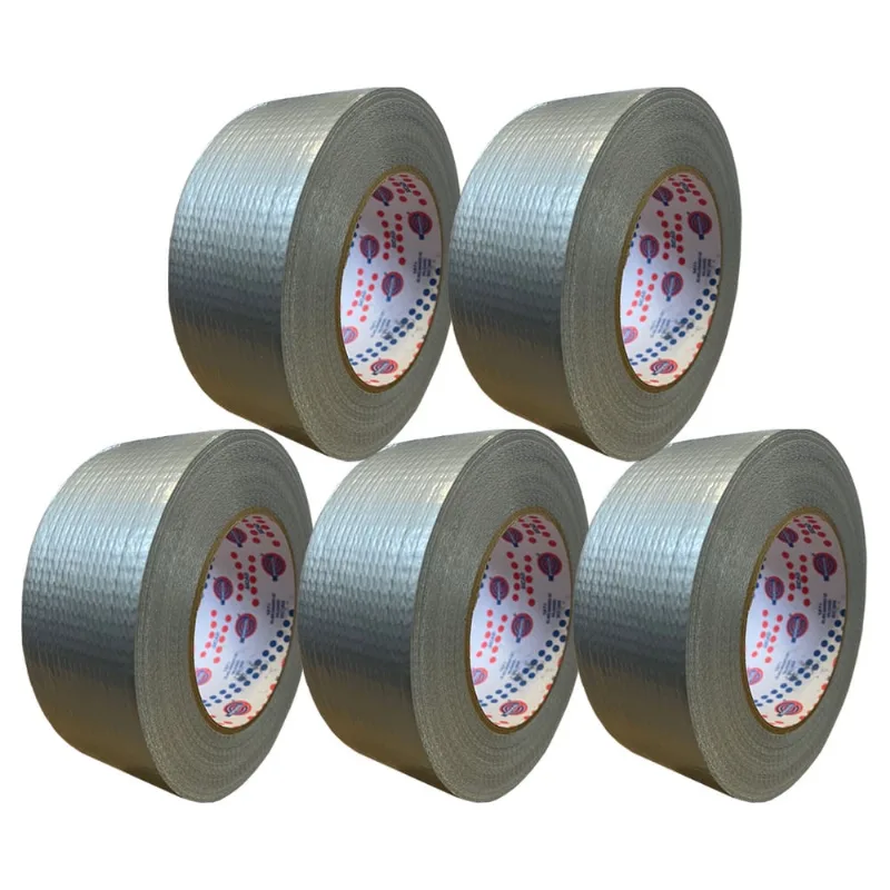 Fita Adesiva Silver Tape Cinza 50mm X 50mt Eurocel - 5 Und