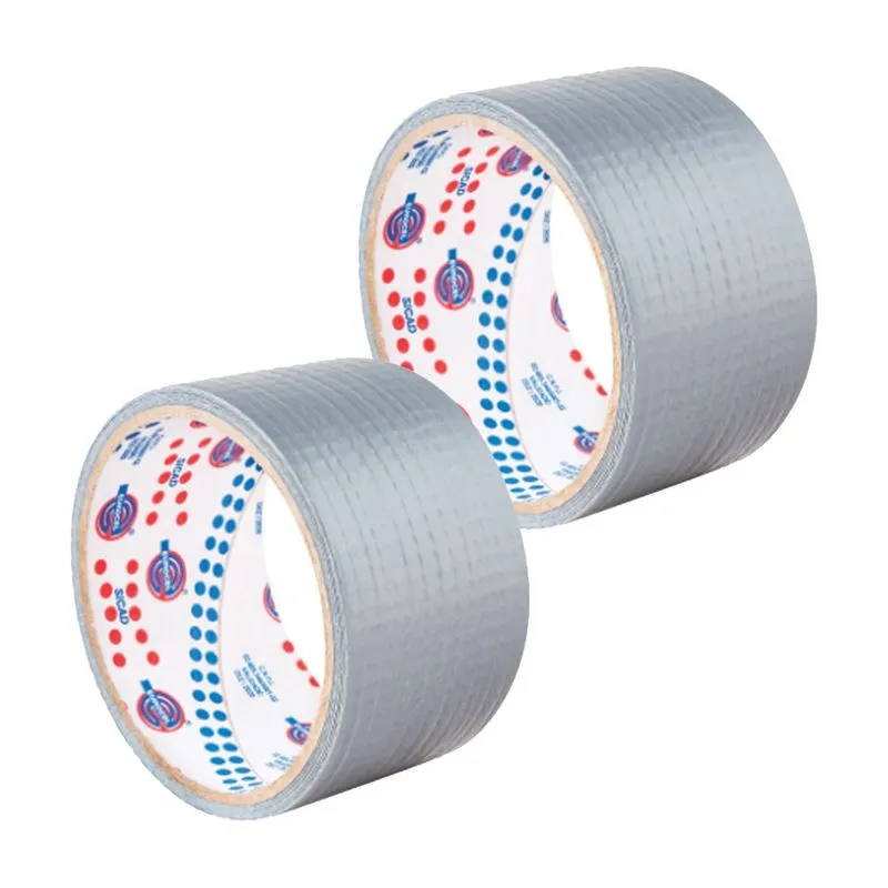 Kit 2 Fita Silver Tape Cinza 50mm X 5mt Eurocel Tpl201