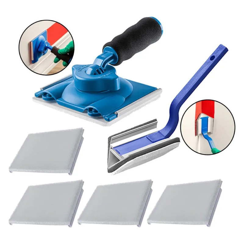 Kit Pad Recorte Cabo 360° + Pad Canto Pintura + 4 Refil Atlas