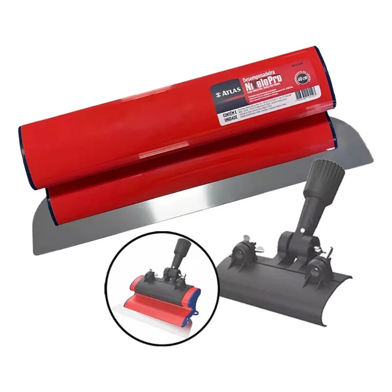 Desempenadeira Para Massa Corrida Berox 40cm + Suporte Atlas