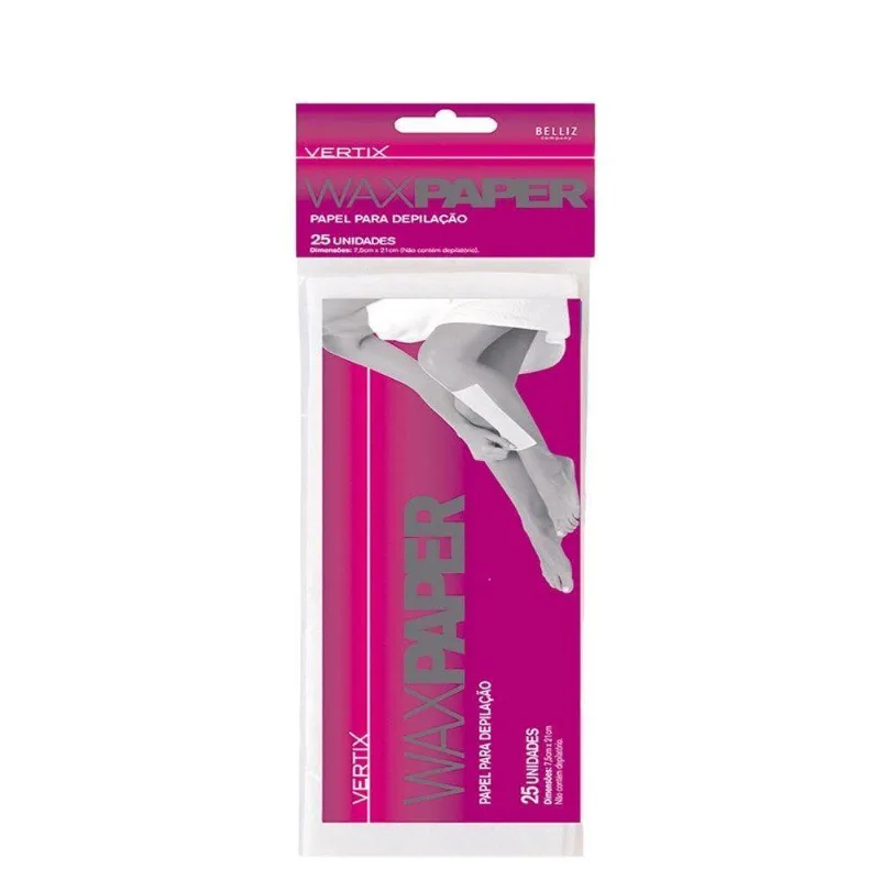Papel Para Depilação Falso Tecido Wax Papper 200pcs Vertix