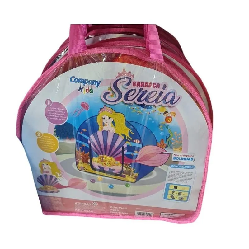 Barraca Infantil Sereia Sem Bolinhas 85x74x97 Company Kids