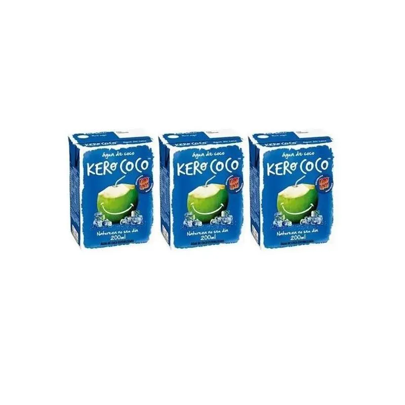 Água De Coco Kerococo Para Gelo 200ml - 24 Unidades