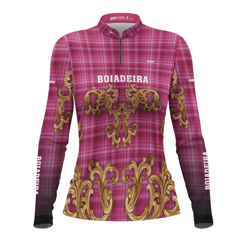 Camisa Agro Feminina Brk Boiadeira com Proteção UV50 PP
