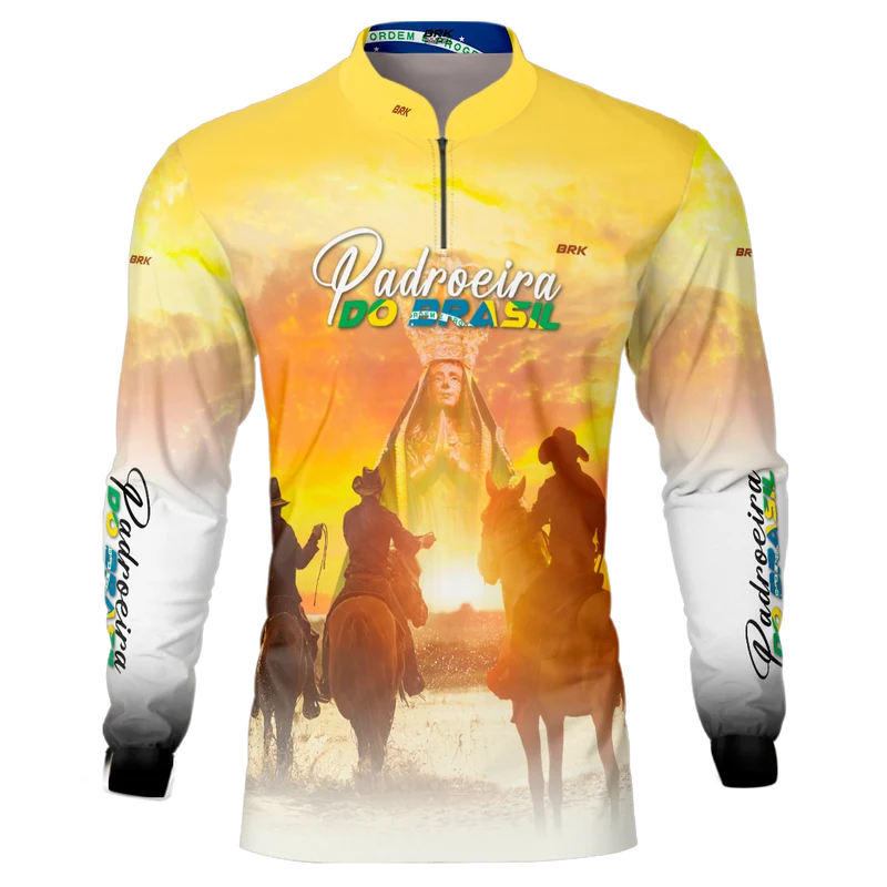 Camisa Agro Brk Padroeira do Brasil com Proteção Solar UV50+ G1