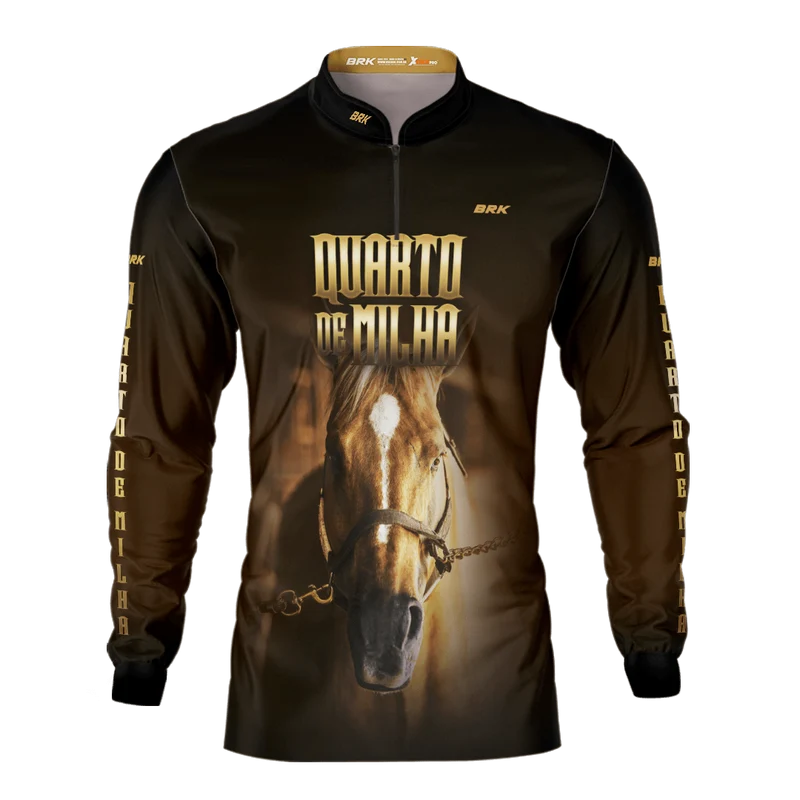 Camisa Agro Brk Rosto Quarto de Milha Proteção Solar UV50+ M