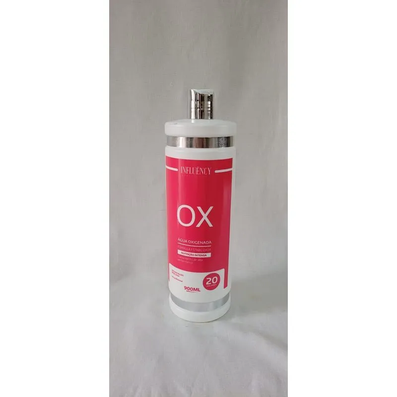 Água Oxigenada Ox 20vol Influêncy 6% Para Cabelos