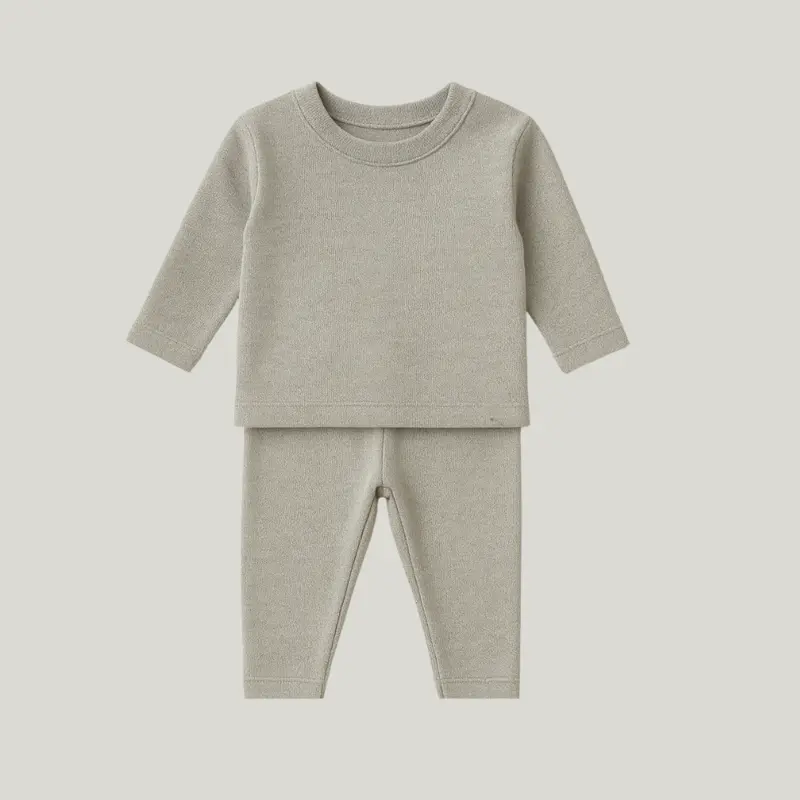 Conjunto Bebê Tricotado Confort Mescla 1 a 2 anos