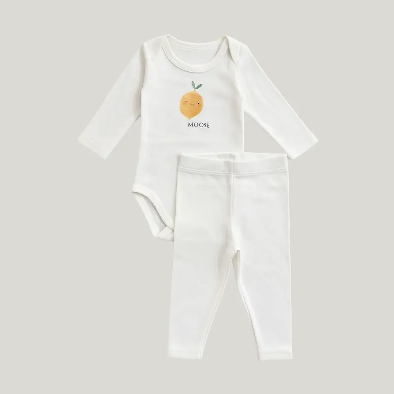 Conjunto Bebê Algodão Orgânic Lemon Cut 6 a 9 meses