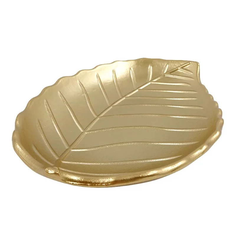 Bandeja Folha Decorativa 24x18cm em MDF Milk