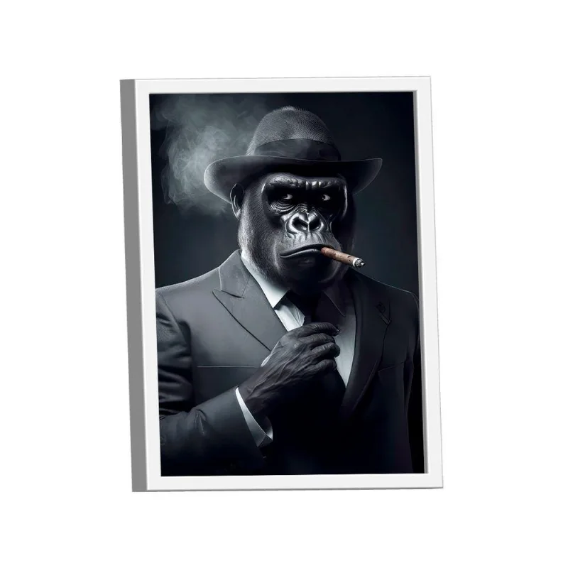 Quadro Monkey Gangstar -- Br Artes