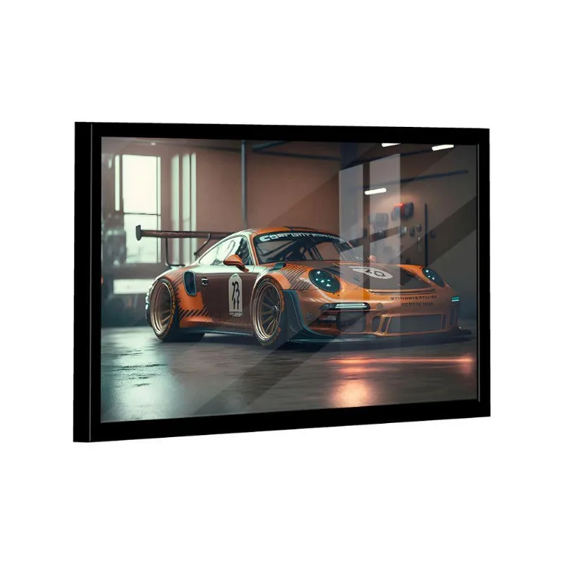 Quadro Porsche Gold -- Br Artes