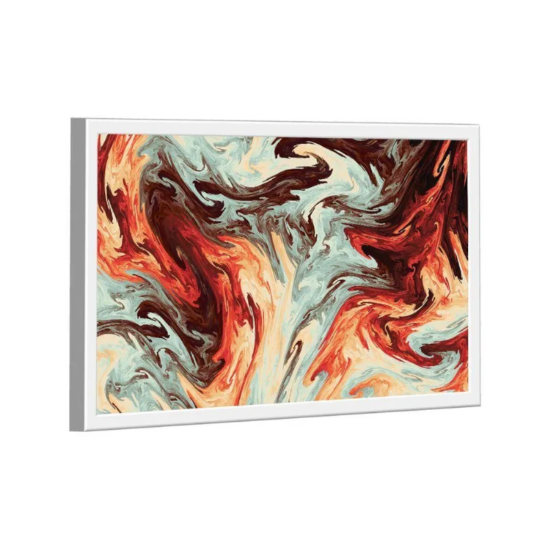 Quadro Lava Abstrata -- Br Artes