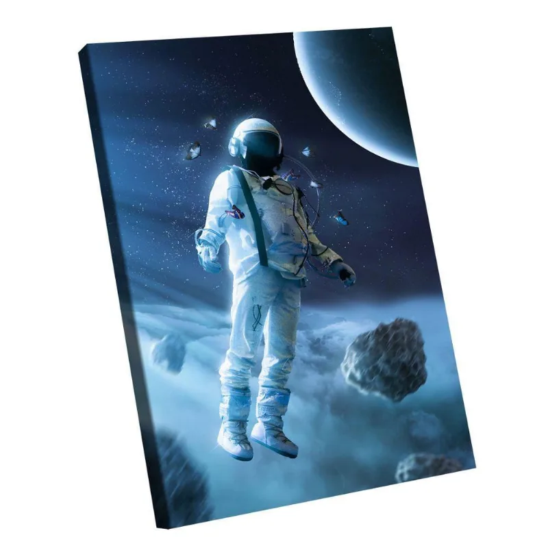 Quadro Decorativo Astronauta Blue
