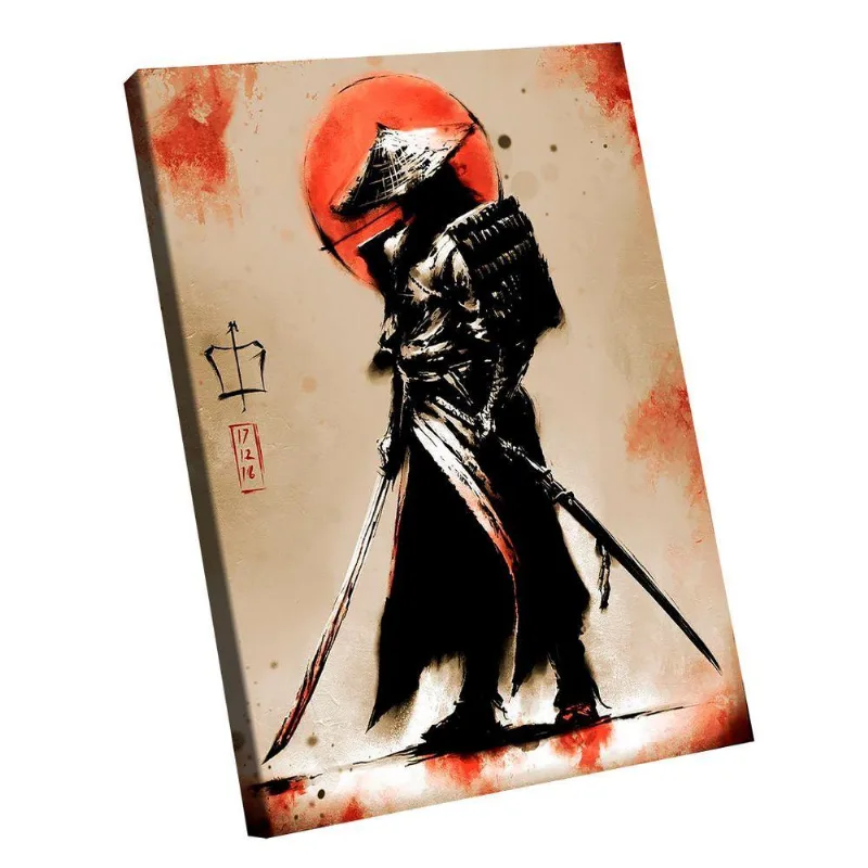Quadro Decorativo Guerreiro Oriental