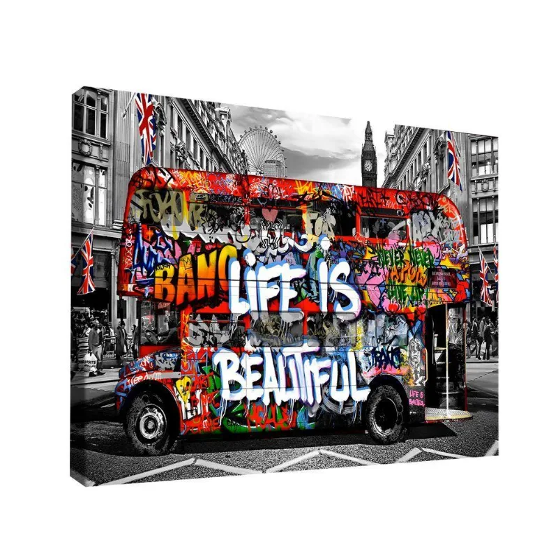 Quadro Decorativo Life Is Beautiful
