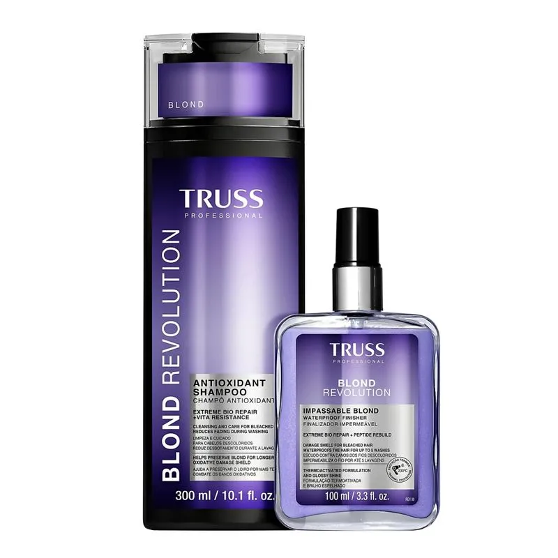 Kit Truss Blond Revolution - Shampoo 300ml + Finalizador 100ml