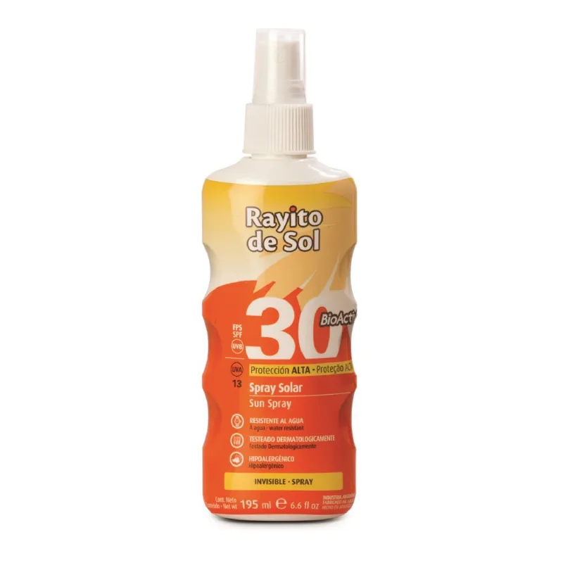 Protector Solar Rayito de Sol en Spray FPS 30 x 195 ml