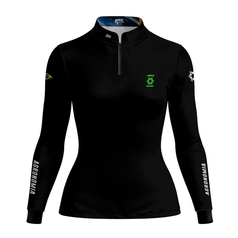 Camisa Agro Feminina Brk Agronomia V2 com Proteção Solar UV50+ G2