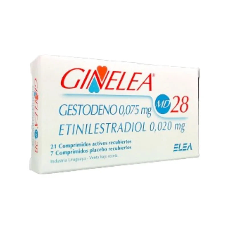 Ginelea MD 28 Etinilestradiol + Gestodeno x 28 Comp