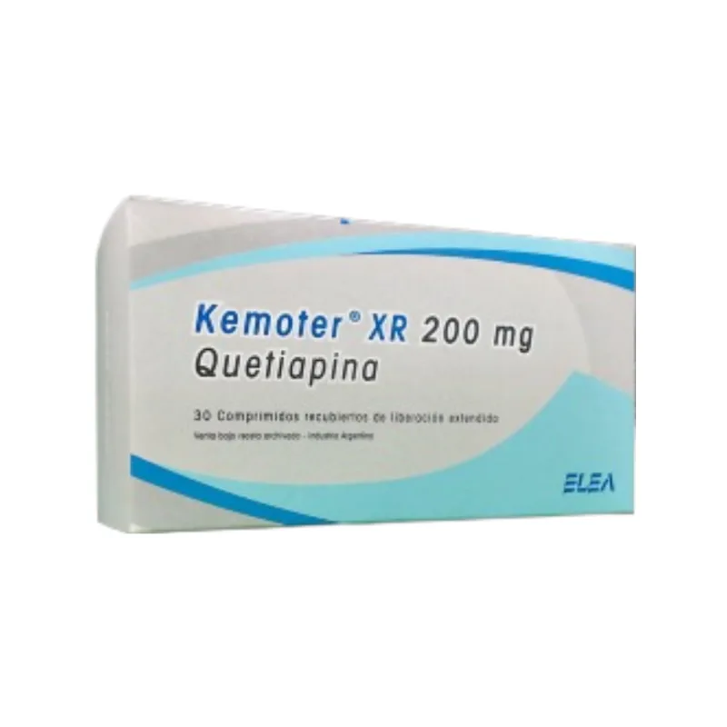 Kemoter XR Quetiapina 200 mg x 30 Comp Recubiertos
