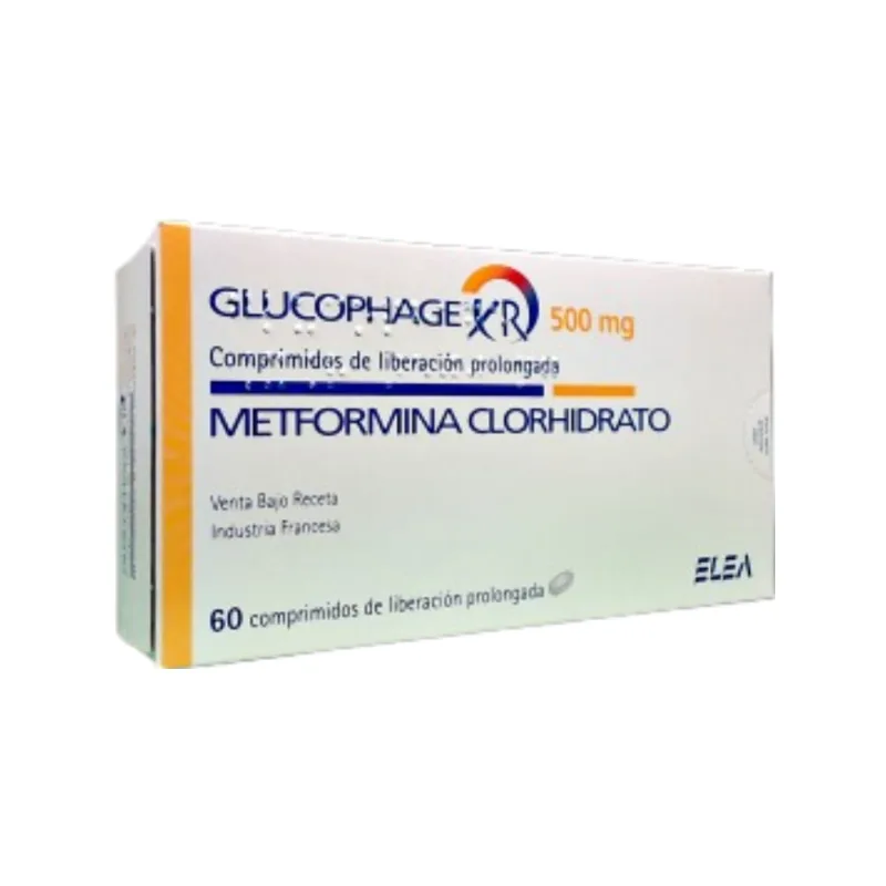 Glucophage Xr Lp 500 mg Metformina x 60 Comp