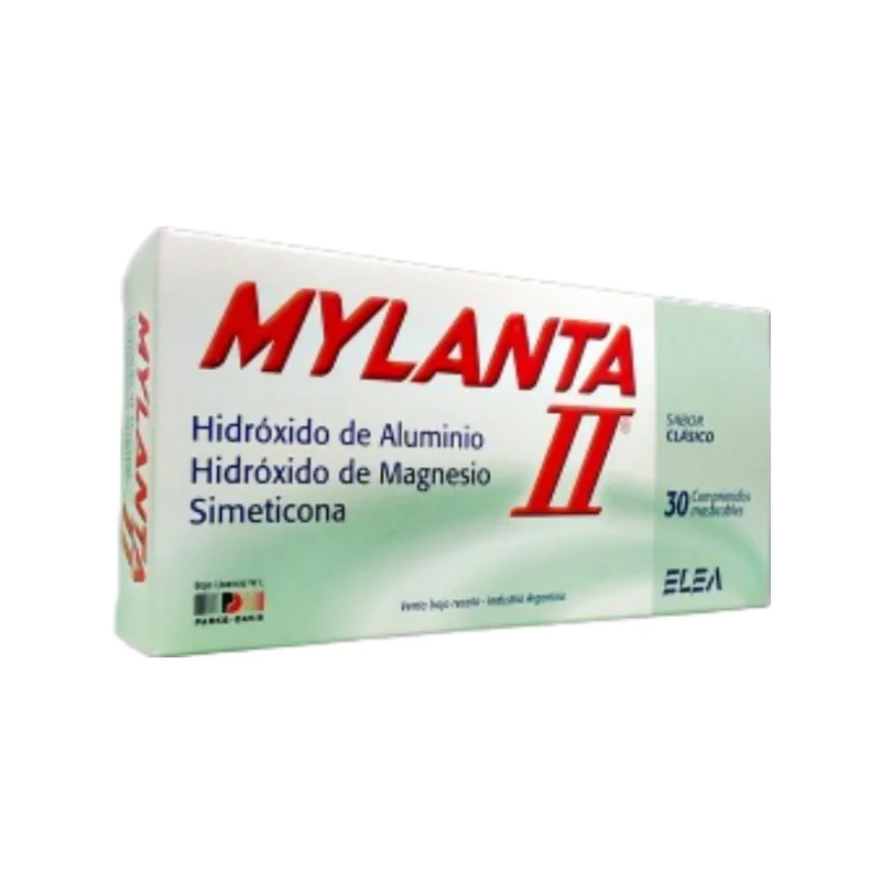 Mylanta Ii Aluminio + Asoc. x 30 Comp