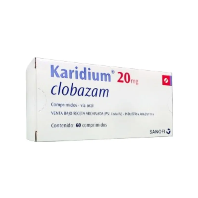 Karidium Clobazam 20 mg x 60 Comp