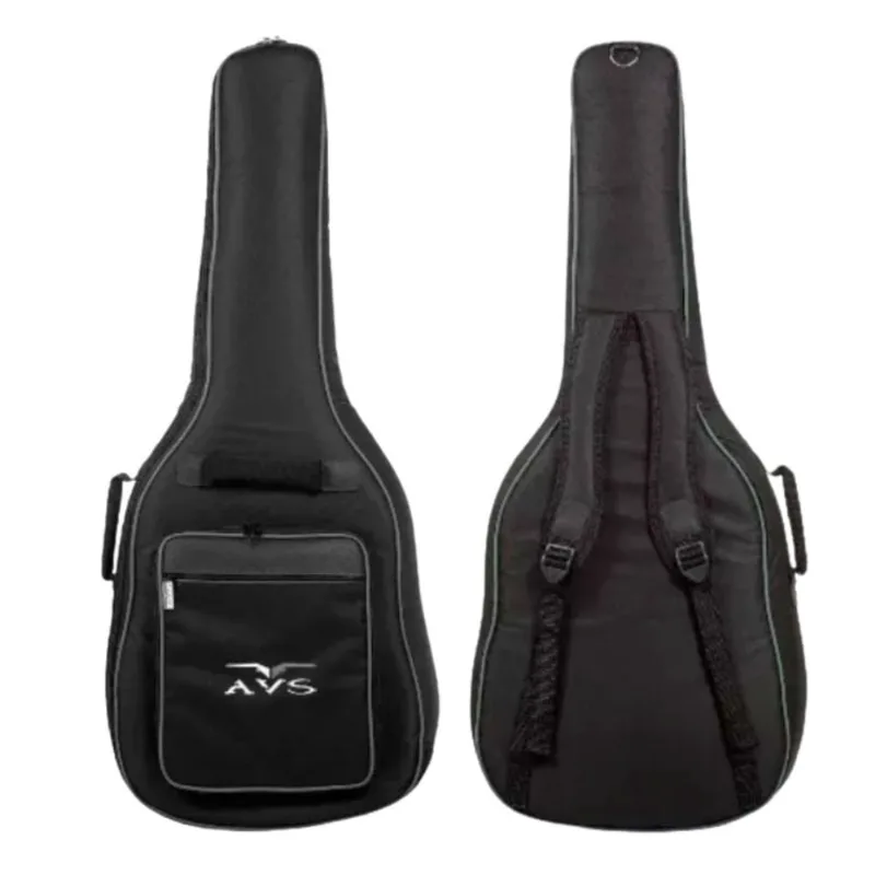 Capa Bag Premium p/ Violão Folk Avs Ch200 Acolchoada e Alças