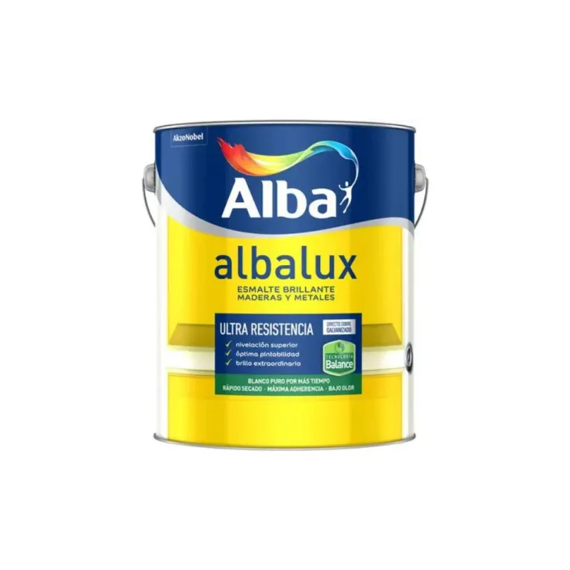 Albalux Balance esmalte sintetico al agua bermellon brillante 1 L