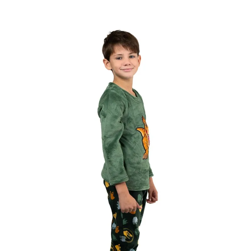 Pijama Plush de Niños Jurassic 3/4