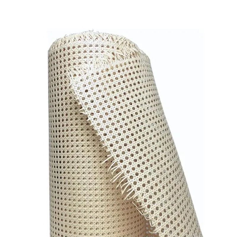 Palha Indiana Tipo Rattan Sextavada Tela Natural 9m X 50cm