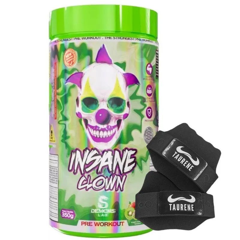 Pre Treino Insane Clown Gummy Candy 350g Luva - Demons Lab
