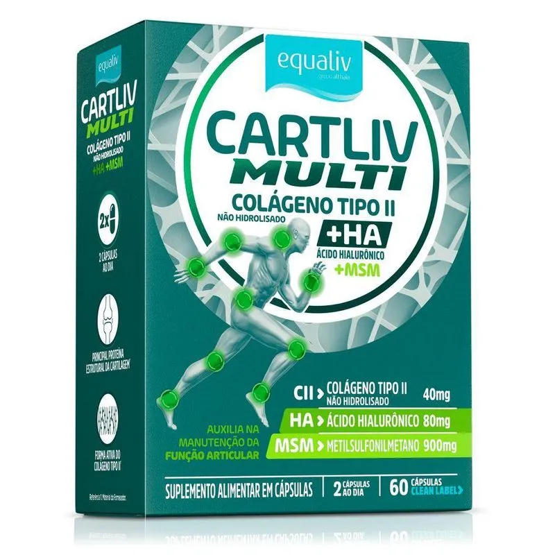 Cartliv Multi Colageno Tipo Ii Msm 60 Tabs - Equaliv