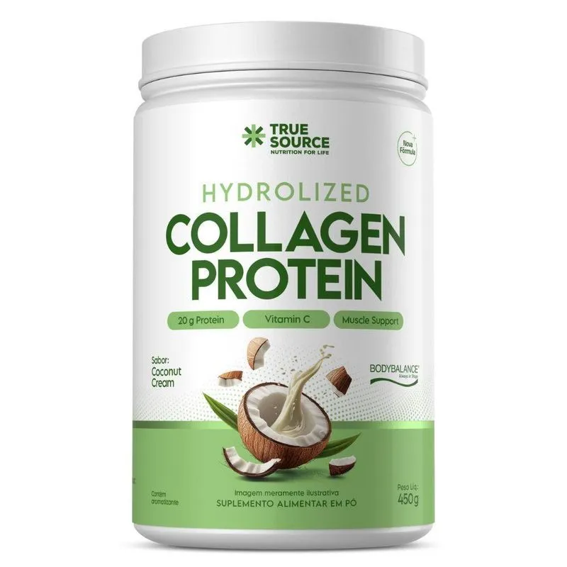 Colageno Hidrolisado Vitamina C Coconut 450g - True Source