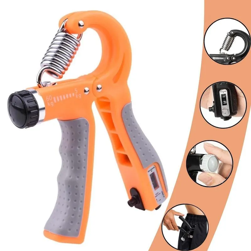 Hand Grip Aparelho Muscular Recuperação De Lesões E Contador