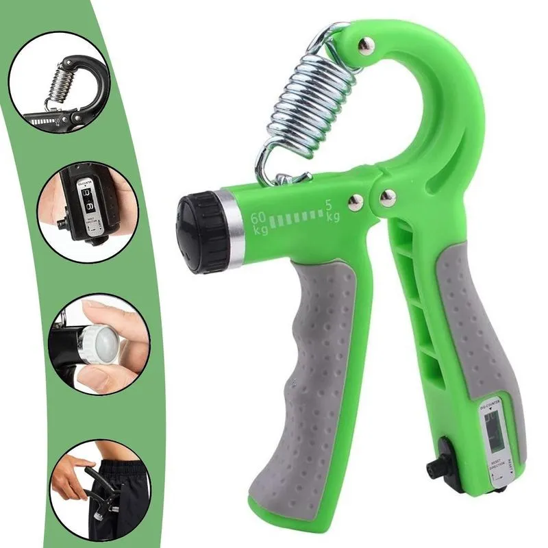 Hand Grip Aparelho Muscular Recuperação De Lesões E Contador