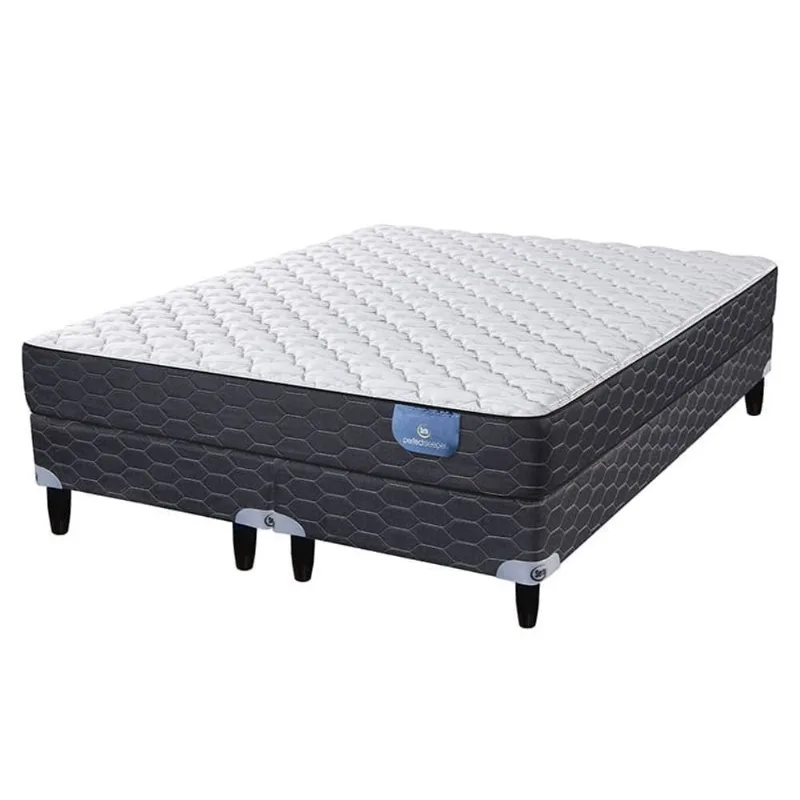 Sommier y Colchón de Resortes Queen Size Serta Joplin 160x200