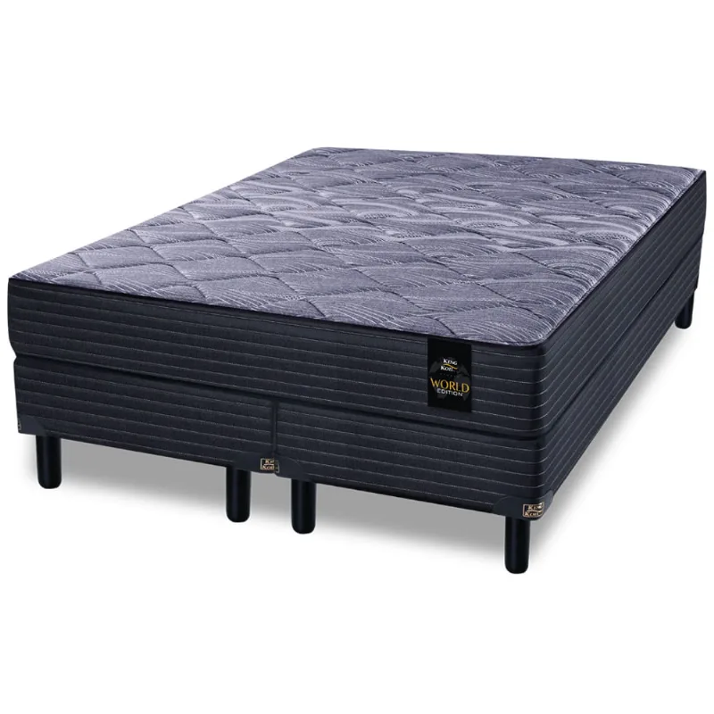 Conjunto Sommier y Colchón de resortes King Koil Miracle Queen Size 160x200 cm