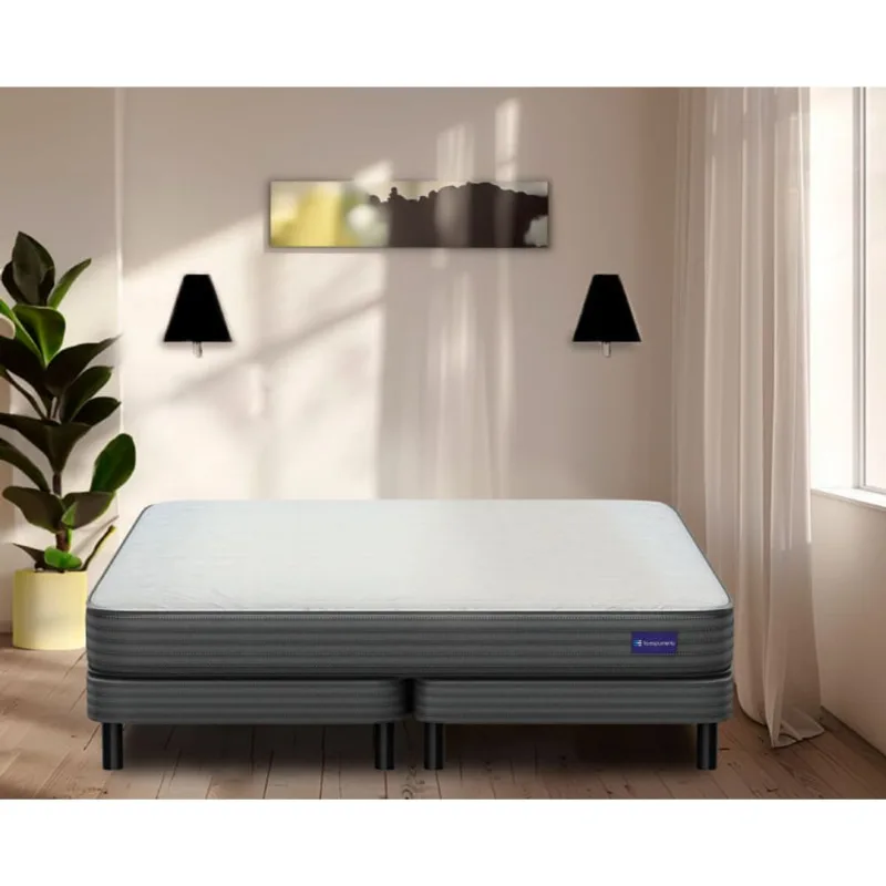 Sommier y colchon Indie de Resortes Sommier colchon Indie de Resortes Queen 160x200