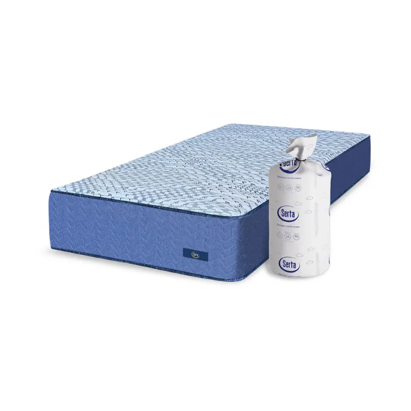 Colchón compactado de resortes Serta Supreme Pocket de 1 plaza 80x190 cm