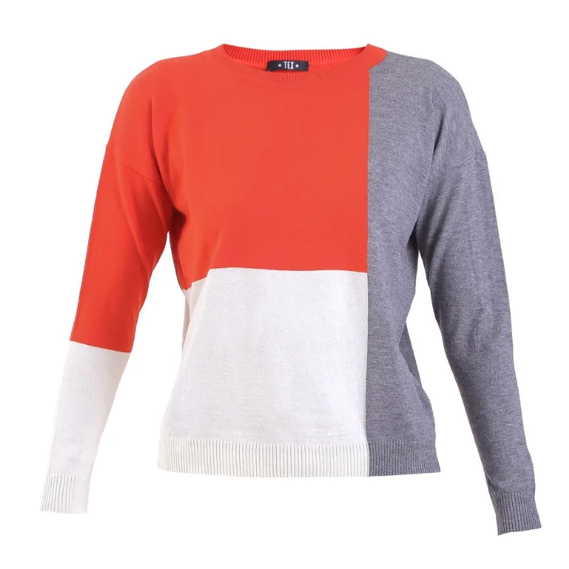 Sweater tricolor Tex talle único