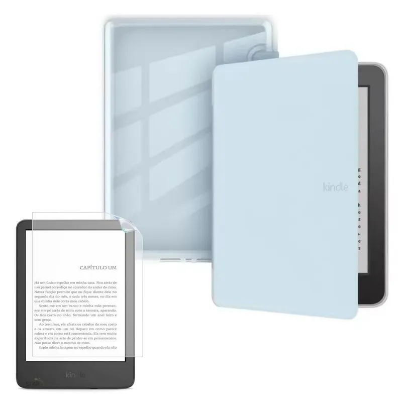 Capa Auto Sleep Acrílico Para Kindle 11 C2v2l3 + Película
