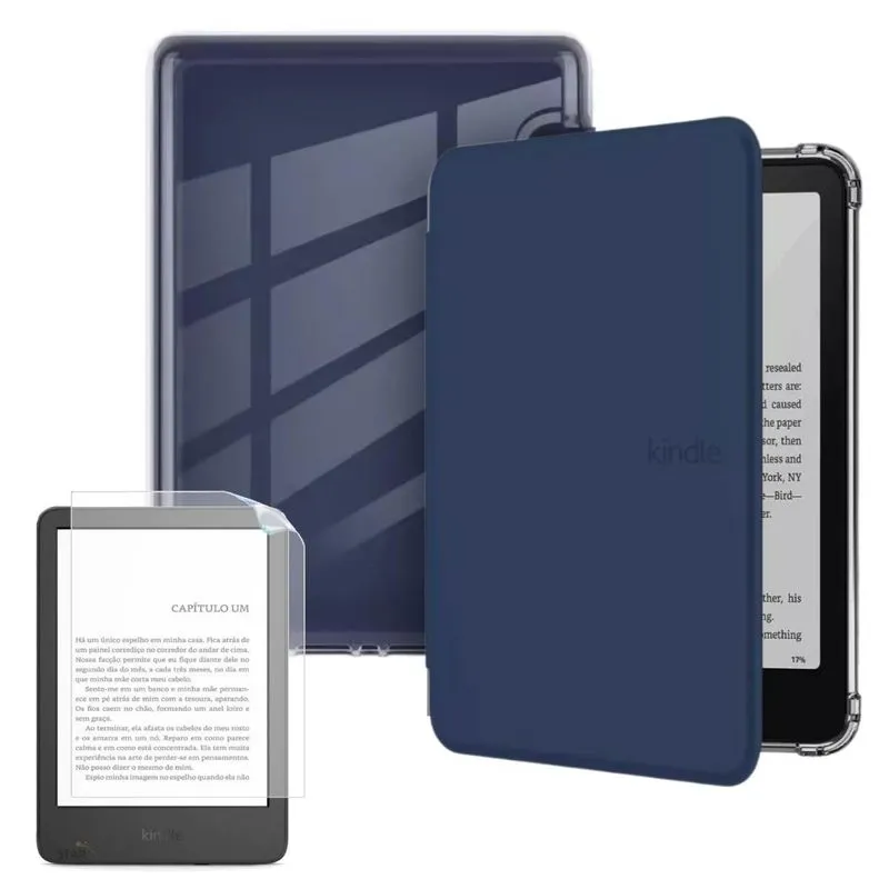 Capa Auto Sleep Acrílico Para Kindle 11 C2v2l3 + Película