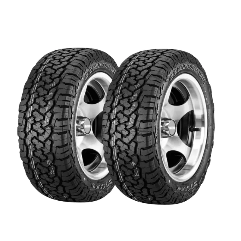 Kit 2 Pneus Comforser Aro 18 265/65 R18 122/119 Letra Branca