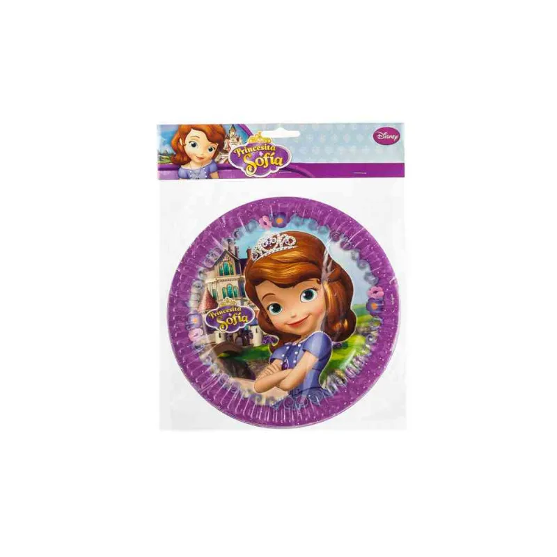 Platos Descartables Princesita Sofða Platos Descartables Princesita Sofía